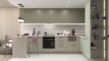 Тренды и новые цвета в дизайне современных кухонь в 2023 году в Лебедёвке - lebedyovka.mebel54.com | фото